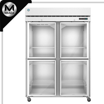 Producto - F2A-HG, congelador vertical de dos secciones, puertas de vidrio con cerradura