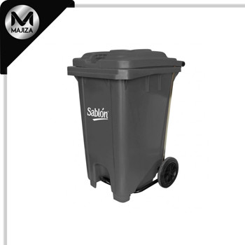 Producto - 8604GR CESTO 80L GRIS C/PEDAL METAL