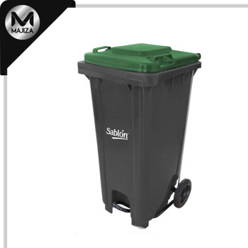 Producto - T8326VD TAPA VERDE CESTO 120L C/PEDAL