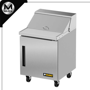 Producto - MERSAL-27- Mesa refrigerada de preparación 6.9 pies. Gas refrigerante R290, tabla de
corte con certificación NSF,