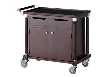 Producto - Carro de servicio cerrado Palace de 34,75" x 19" - Natural