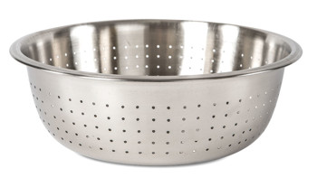 Producto - COLADOR PERFORADO 16.5IN ACERO INOX MALLA GRUESA