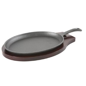 Producto - SARTEN DE HIERRO FUNDIDO 12.7IN X 7.8IN X 1.6IN OVAL CON BASE