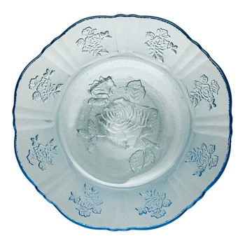 Producto - 222 PLATO ROSAS 530 ML-18.5 OZ SKY BLUE