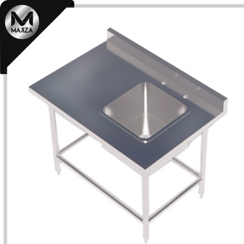 Producto - FREGADERO CON TARJA MARCA MAJIZA MODELO MAJFS-230D-070-304, DE 2.30 x 0.70 x 0.90 MTS CON LAMBRIN Y TARJA DERECHA
