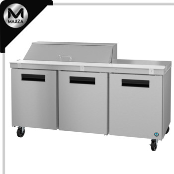 Producto - SR72B-12, refrigerador, mesa de preparación de sándwiches de tres secciones