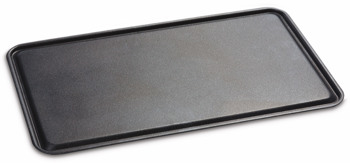 Producto - Charola para asado y horneado con canaleta para jugos en perímetro, cubierta antiadherente. 1/1 GN