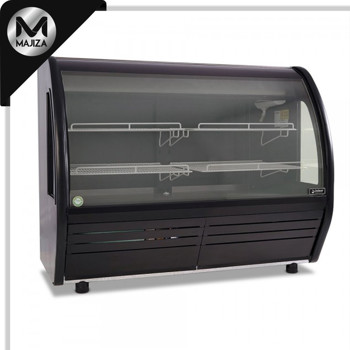 Producto - Vitrina cremera 12 pies negra BHS20