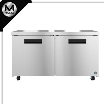 Producto - UF60B, congelador, dos secciones bajo encimera, puertas de acero inoxidable