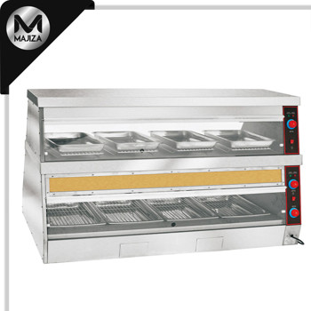 Producto - W8-BD - Vitrina Caliente 2 niveles "Económica"