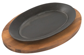 Producto - COMAL PARA CARNE OVALADO (29*20 CMS) ACERO AL CARBON