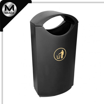 Producto - 722NE BOTE BASURA URBANO PARA EXTERIORES NEGRO