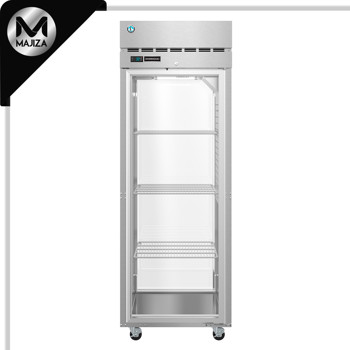 Producto - PT1A-FG-FG, refrigerador, sección única, puerta de vidrio con cerradura