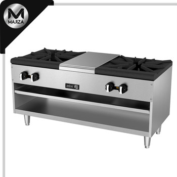 Producto - AESP-48-4 - FOGÓN DE PISO A GAS DE 2 SECCIONES CON GAS NATURAL