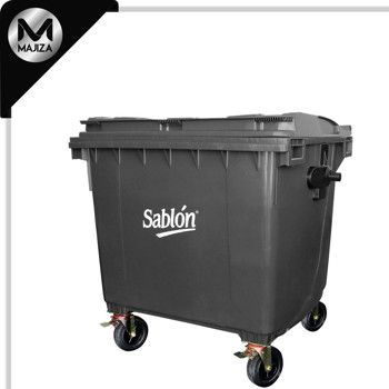 Producto - 8624GR CONTENEDOR 660L GRIS S/ PEDAL