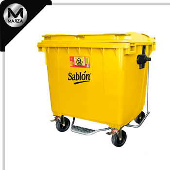 Producto - 7522AM CONTENEDOR 660L AMARILLO S/PEDAL