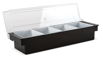 Producto - CAJA PARA CONDIMENTOS 4 COMPARTIMIENTOS PLASTICO
