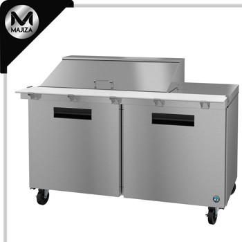 Producto - SR60B-18M, refrigerador, mesa de preparación Mega Top de dos secciones