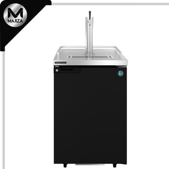 Producto - DD24, refrigerador, sección única, barra trasera de vinilo negro, extracción directa