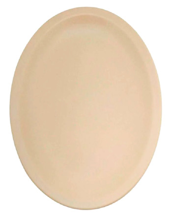 Producto - PLATON DE MELAMINA BEIGE OVAL 22 CMS ( ANTES CODIGO MCPLMO22)