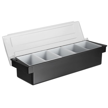 Producto - CAJA PARA CONDIMENTOS 5 COMPARTIMIENTOS PLASTICO