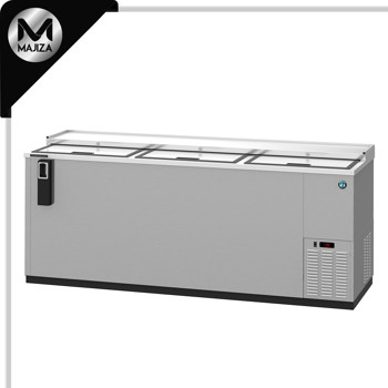Producto - CC80-S, refrigerador de tres secciones, enfriador de botellas con barra posterior de acero