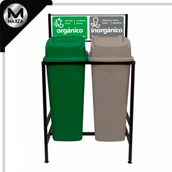 Producto - 7872 CENTRO SEPARACION BASURA 2x80L BAL LAT