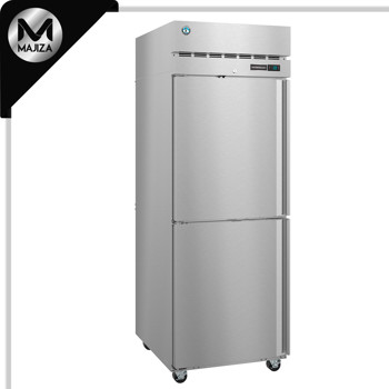 Producto - R1A-HSL, refrigerador, sección simple, vertical, puertas de acero inoxidable con cerradura