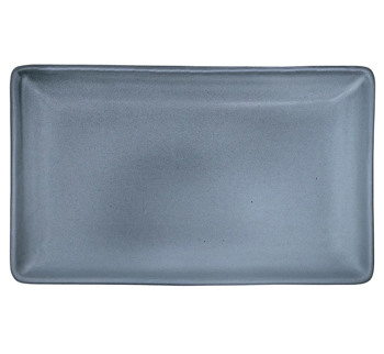 Producto - CHAROLA RECTANGULAR 10 IN X6 GRIS DENALI MATE (25.4 cm)