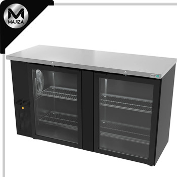 Producto - REFRIGERADOR CONTRABARRA VINYL NEGRO 2 PTAS DE CRISTAL CORREDIZAS PROFESSIONAL LINE SLIM LINE …. NEW