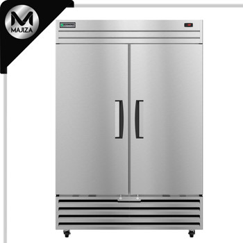 Producto - EF2A-FS, congelador vertical de dos secciones, puertas completamente de acero