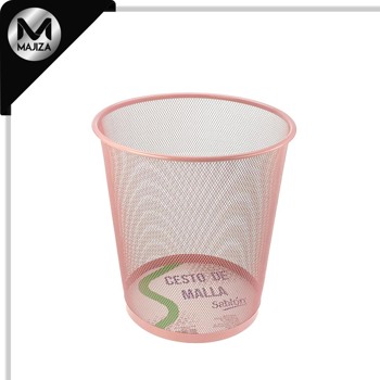 Producto - 8451RO CESTO DE MALLA REDONDO ROSA