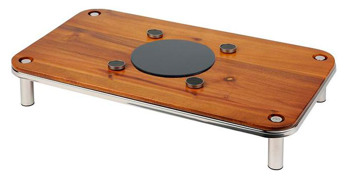 Producto - Juego de cocina de inducción rectangular Domino de 230 V - Natural