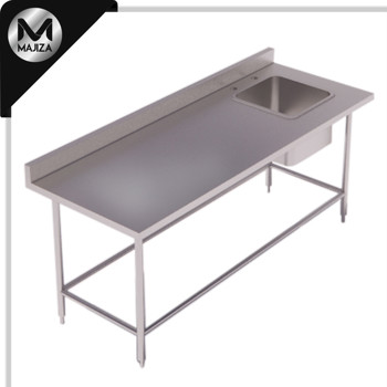 Producto - FREGADERO CON TARJA MARCA MAJIZA MODELO MAJFS-200D-070-304, DE 2.00 x 0.70 x 0.90 MTS CON LAMBRIN Y TARJA DERECHA