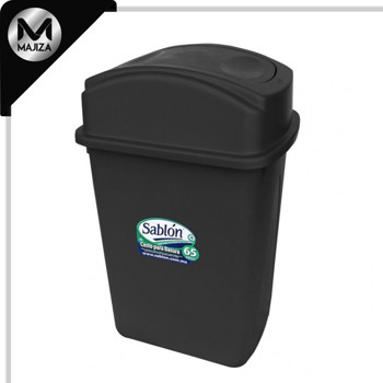 Producto - 8135NE CESTO 65L NEGRO BALANCIN LATERAL