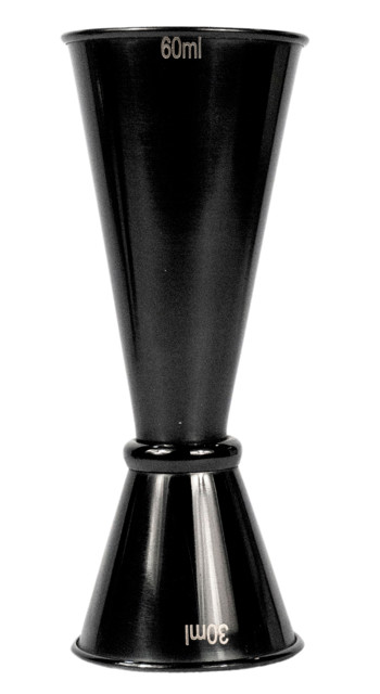 Producto - JIGGER 30/60 ml TIPO JAPONES NEGRO ACERO INOXIDABLE