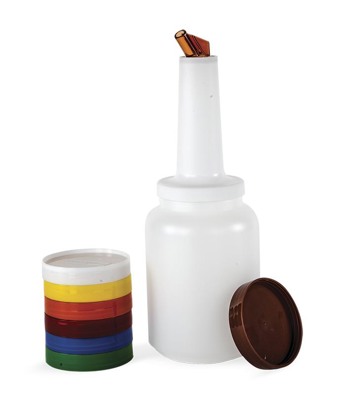 Producto - BOTE PARA MEZCLA 2 LITROS TAPA COLOR AZUL