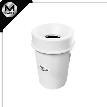 Producto - 8492BL BOTE REDONDO 80L TAPA EMBUDO
