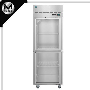 Producto - F1A-HG, congelador vertical de una sola sección, puerta de acero inoxidable con cerradura