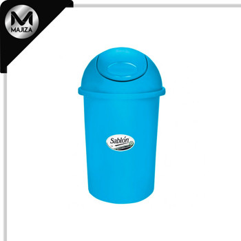 Producto - 8507AZ CESTO REDONDO 80L BALANCIN CURVO
