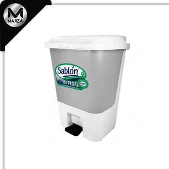 Producto - 8521IN CESTO DE PEDAL BLANCO 17L