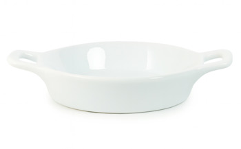 Producto - CAZUELITA MINIATURA OVALADA C/ASAS 10X7 CM