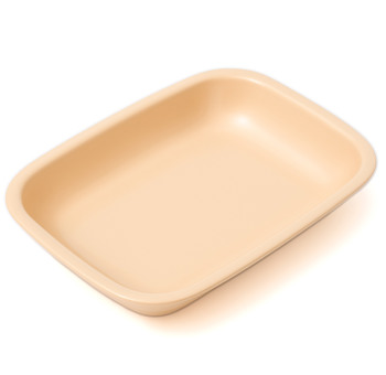 Producto - 80718 PLATO CUADRILONGO  10''  MELAMINA BEIGE