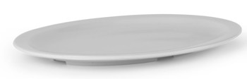Producto - PLATON DE MELAMINA OVAL DE 33.9 CMS COLOR BLANCO