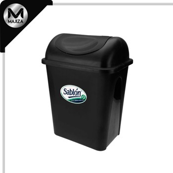 Producto - 8095NE CESTO MEDIANO BALANCIN NEGRO 17 LT