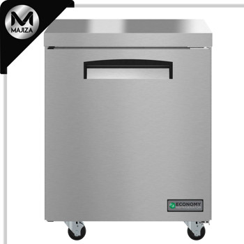 Producto - EUR27A, Frigorífico, Sección única, Bajo encimera, Puerta de acero inoxidable