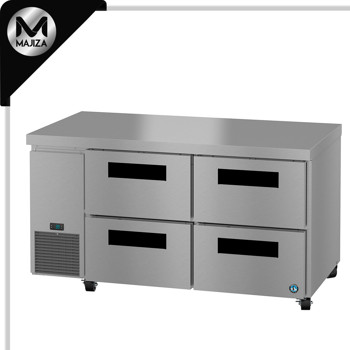Producto - ULR60B-D4, refrigerador de montaje lateral, dos secciones debajo del mostrador
