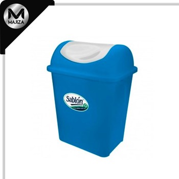 Producto - 8660AZ CESTO MEDIANO BALANCIN AZUL/TRASLUCIDO 17 LT