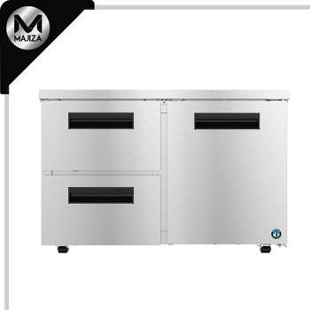 Producto - UR48B-LPD2, refrigerador de perfil bajo, dos secciones debajo del mostrador