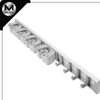 Producto - 3164GR RACK PORTA ESCOBAS MOPS PAÑOS C/GANCHOS